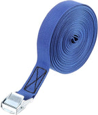 PATIKIL Lashing Straps 1" x 20 Ft, Tie Down Strap Cam Buckle Adjustable Ratchet Straps 551 lbs for Cargo Trucks Motorcycle Luggage, Blue