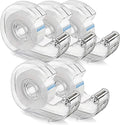 KIDMEN Transparent Tape,Clear Tape for Office,Home,School,5 Dispensered Rolls,0.7 x 1300 Inch