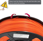 iSANMATE ASA Filament 1.75mm Orange 1KG, UV & Weather Resistant 3D Printer Filament Perfect for Outdoor Functional Parts, Dimensional Accuracy +/- 0.02mm, 1kg Spool (2.2lbs)