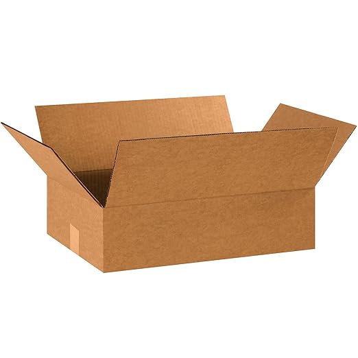 TAPE LOGIC 18 x 12 x 5 Corrugated Cardboard Boxes, Flat 18"L x 12"W x 5"H, Pack of 25 | Shipping, Packaging, Moving, Storage Box for Home or Business, Strong Wholesale Bulk Boxes