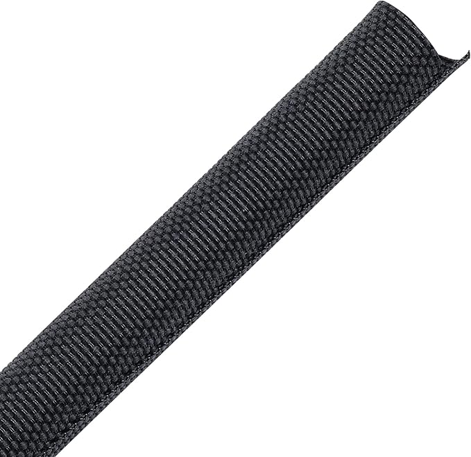 Split Sleeving Cable Harness Management Tube Heat Resistance Braided Wire Loom Mesh Woven Cord Protector Cover (3/8" - 36 Feet)