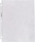 Amazon Basics Sheet Protectors for 3 Ring Binder, Heavyweight, Polypropylene, 8.5 x 11 Inch, 200-Pack, Clear