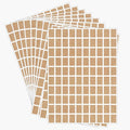 Starboling Color Coding Labels,3000 PCS 1/2" x 3/4" Kraft Paper Rectangular Label,for Garage Sale,Price Tags,File Folder Tabs（Dark）