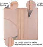 Cacturism Car Registration and Insurance Holder, Vehicle Glove Box Car Organizer Men Women Wallet Accessories Case with Magnetic Shut for Cards, Essential Document, Driver License, Rose Gold
