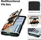 Clipboard with Storage Box & Pen Holder,Heavy Duty Clip Boards 8.5x11 for Nursing,High Capacity,School & Office Supplies,Pumpkins Halloween