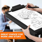 3 Pcs 11 x 17 Inch Aluminum Clipboard with Storage Metal Clipboard High Capacity Clip for Student Teacher Nurse, Black