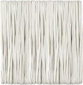 Large Heavy Duty Latex Rubber Bands 12 Inches Trash Can Bands Strong Elastic Bands for Office Supply, File Folders, Cat Litter Box, 60 Pack (White)