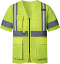 A-SAFETY Glow High vis safety Vest Class 3