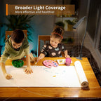 iZELL Desk Light [2-Pack] LED Desk Lamp with Clamp [77 LEDs with 3 Color Modes & 10 Brightness Levels] Flexible Gooseneck Book Light, Easy Clip-on Reading Light