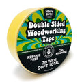 HIPPIE CRAFTER Wide Double Sided Tape for Woodworking, 2 Inch Heavy-Duty Sticky Tape for CNC Machines and Routing Templates, 90 Feet Long