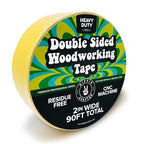 HIPPIE CRAFTER Wide Double Sided Tape for Woodworking, 2 Inch Heavy-Duty Sticky Tape for CNC Machines and Routing Templates, 90 Feet Long