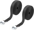 PATIKIL Lashing Straps 1" x 20 Ft, 2 Pcs Tie Down Strap Cam Buckle Adjustable Ratchet Straps 551 lbs for Cargo Trucks Motorcycle Luggage, Black