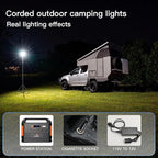 CONPEX Telescopic LED Camping Lights 18000 Lumens - Tripod, Remote Control, Outdoor Telescoping Light with Stand