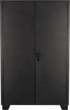 Jamco Tool Storage Cabinets with Bin Mounts, Model DP, Includes 155 Bins, 48-Inch W x 24-Inch D x 78-Inch H, Red Bins