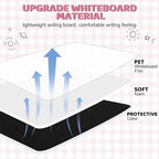 A5 Portable White Board Dry Erase, 8.4 x 6 inch Double Sided Folding Whiteboards with 2 Pens, Small Dry Erase Board Notebook for Study, Doodling, Meeting, Planning