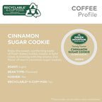 Green Mountain Coffee Roasters Cinnamon Sugar Cookie Keurig Single-Serve K-Cup Pods, Light Roast Coffee, 96 Count