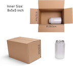 CRUGLA 40 Packs 8x5x5 Shipping Boxes for Small Business, Corrugated Cardboard Boxes Bulk for Shipping Packing Mailing
