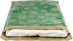 Inspired Mailers - Poly Mailers 14.5 x 19-50 Pack - Gold Snowflakes (Green) - Winter Shipping Envelopes - Large Mailing Bags - Packing Bags for Shipping