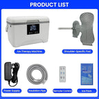 Cold Therapy Machine with Programmable Timer, Portable Ice Machine for Shoulder After Surgery,Shoulder Replacement Recovery System,Cryotherapy Pain Relief w/Compression Pad