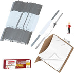 XFasten Self Adhesive Fasteners 2 Inch Capacity 200-Pack Archival-Grade Two Prong Paper Fasteners 2 Inch for Metal File Fastening, Folders, Medical Reports, Thick Paper Stacks, and Folder Accessories
