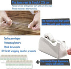 24 Pack Transparent Tape Clear Tape Refills Rolls Each Roll 3/4 x 1000 Inches, 1 inch Core, for Office, Home, School