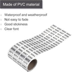 MECCANIXITY 6001 to 7000 Consecutive Number Stickers Inventory Label Black Numbers for Office Warehouse Numbering Classification