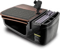 AutoExec GripMaster Car Desk for Your Vehicle Workstation and Mobile Office, Mahogany with Phone Mount