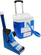 Polar Active Ice 3.0 Cold Therapy Ice Machine System with Programmable Timer, Foot and Ankle Therapy Pad, Lightweight 16 Quart Cooler, Quiet Pump, Strong Cryotherapy Pain Relief and Treatment