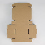 50 Pack 4x4x1 Inches Small Shipping Boxes, Brown Corrugated Cardboard Boxes, Moving Mailing Packing Box