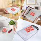 540Pcs Dish Packing Supplies for Moving, 270 Cushion Foam Wrap Pouches & Sheets 4 Sizes (16x12", 12x12", 12x7.8", 7.8x7.8") with 270 Fragile Stickers Plate Packing Sleeves for Fragile Shipping Storage