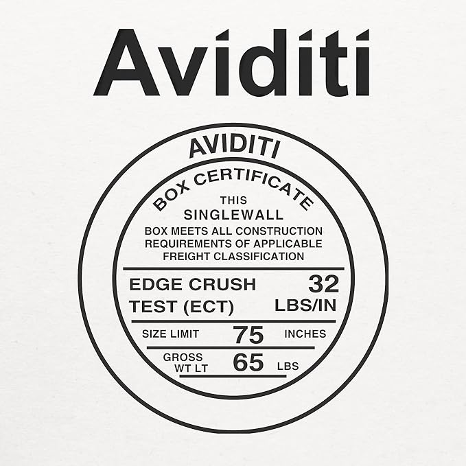 AVIDITI Moving Boxes Medium 18"L x 12"W x 12"H, 25-Pack | Corrugated Cardboard Box for Packing, Shipping and Storage 181212