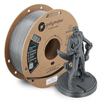 Polymaker PETG Silver 3D Printer Filament 1.75mm 1kg, High Speed PETG up to 300mm/s, High Strength New Formula, Excellent Layer Adhesion, Warp Free, Compatible with Most 3D Printers