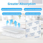 Desiccant Packs for Storage – 10 Gram 80 Packs Moisture Absorbers for Food Storage, Food Grade Silica Gel Packets, Premium Desiccant for Foods, Electronics, Jewelry, Tools, Safe