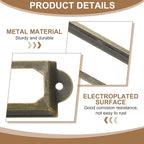 PATIKIL 70x33mm Metal Label Holders, 30 PCS Label Name Card Tag Frames with Screws for Office Library File Cabinets Shelves Wood Drawers Fabric Bins, Bronze