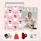 Metronic Christmas Poly Mailers 10x13 Pink, Santa Claus Small Shipping Bags for Clothes, Self Seal Shipping Envelopes for Small Business, Waterproof Mailers Poly Bags Packaging Mailing Bags, 20 Packs