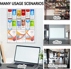 Weysat Acrylic Brochure Holder Wall Mount, Clear Plastic Pamphlet Holder Magazine Display Trifold Flyer Rack Hanging Literature Storage Organizer(3 Magazine Pockets, 12 Pamphlet Pockets)