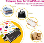 Poly Mailers 12x15.5 Inch 50 Pcs - Color Stripe Printed Shipping Bags, 2.4mil Thickness, Waterproof and Tear Resistant Mailing Envelopes, Self-Sealing Packaging Bags for Small Business