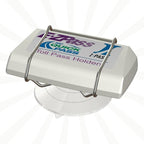 Indestructible Toll Pass Holder with Largest Suction Cup for EZ-Pass, I Pass, FasTrak, SunPass & SunPass Pro, Uni, NC QuickPass, EPass Xtra, 91 Express Lanes & More - Made in USA