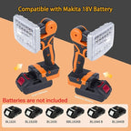 【36w・6500k】 Cordless LED Work Light Compatible with Makita 18V Battery, Portable Compact Flood Light Flashlight with USB/Type C Charging for Emergencie, Construction, Job Site(Bare Tool Only)