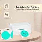 3 X 3 Inch Round Thermal Labels Circle Color Coding Labels Printable Waterproof 500PCS Round Stickers Adhesive Writable for Office, Home, DIY Sticker, Barcodes, Name Tag, Watercolor Green