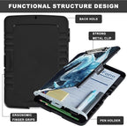 Snow Dragon Clipboard with Pen Holder - Heavy Duty Plastic Storage Clipboard with Low Profile Clip