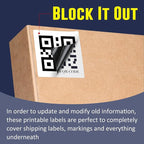 L LIKED 2" x 2" Direct Square Thermal Labels, Perforated QR Code and Barcode Labels & Compatible with Rollo, Zebra and Other Desktop Printers (10 Roll, 7500 Labels)