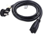 Cable Matters 2-Pack Low Profile Flat Plug Extension Cord (Power Extension Cable) 6 Feet (NEMA 5-15P to NEMA 5-15R)