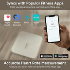 Wyze Smart Scale X Butterfly - Bathroom Scale for Body Weight, BMI, Body Fat, Muscle Mass, Accurate Bluetooth Digital Scale for Body Composition Analyzer | Sync Health Apps | ITO Glass, 400 lbs, White