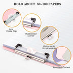 Pink Plastic Clipboard,Nursing Clipboard,Standard Letter A4 Size,Heavy Duty Clip Boards 8.5x11,Cute Clipboards with Pen Holder for Women Kids Students,School Office Home Work