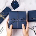 RUSPEPA Navy Blue Kraft Paper Roll - 12 inches x 100 feet - Natural Recyclable Paper Perfect for Crafts, Art, Small Wrapping, Packing, Postal, Shipping, Dunnage & Parcel