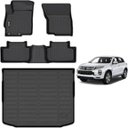 AIPOIL®TPE Floor mats Custom for 2011-2024 2025 Mitsubishi Outlander Sport | All-Weather | Easy to Clean | All-Round Protection丨Full Set Automobile mats Accessories.