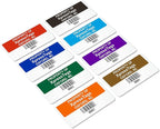 XpressTags 0.75"x1.5" Sequentially Custom Asset Barcoded Labels with Numbers, Fixed Inventory Tags, Permanent Adhesive Vinyl Stickers - Pack Sizes 100 to 5000, Made in USA