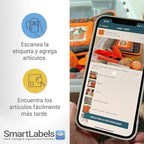 SmartLabels – Etiquetas QR en Español | Paquete de 48 | Etiquetas QR Multicolor | Calcomanías con App para Inventario Fácil, Organización de Bodegas o Etiquetas de Mudanza