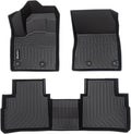 HAFIDI® Floor Mats Fit for 2021-2025 2026 Nissan Rogue | S | SV | SL | Platinum (Not Fit Sport) All Weather Protection TPE Car Floor Liners, Fits 1st & 2nd Row Full Set Custom Accessories, Black